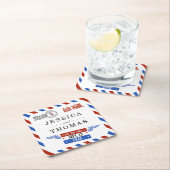 Het moderne Collectie van het luchtposthuwelijk Kartonnen Onderzetters (Insitu)