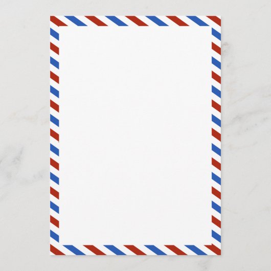 Het moderne Collectie van het luchtposthuwelijk Menu (Achterkant)