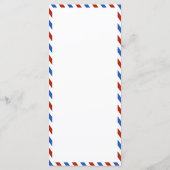 Het moderne Collectie van het luchtposthuwelijk Menu (Achterkant)