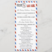 Het moderne Collectie van het luchtposthuwelijk Programmakaart (Voorkant)