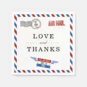 Het moderne Collectie van het luchtposthuwelijk Servet (Voorkant)