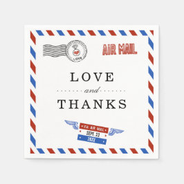 Het moderne Collectie van het luchtposthuwelijk Servet