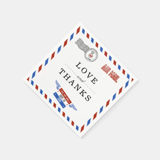 Het moderne Collectie van het luchtposthuwelijk Servet (Hoek)