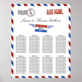 Het moderne Collectie voor de bruiloft van Airmail Poster