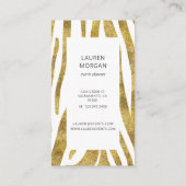 Het moderne dierenrijk | Verticaal Visitekaartje (Achterkant)