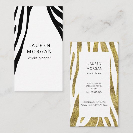 Het moderne dierenrijk | Verticaal Visitekaartje (Voorkant / Achterkant)