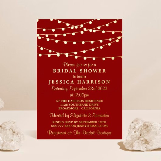 Het moderne Echte Vrijgezellenfeest van de Lichten Folie Uitnodiging