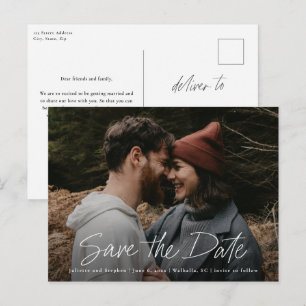 Het moderne Eenvoudige Band van de Foto van het Ma Briefkaart