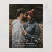 Het moderne Eenvoudige Band van de Foto van het Ma Briefkaart (Voorkant)