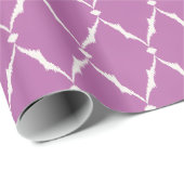 Het moderne elegante geweven paarse patroon van de cadeaupapier (Rol Hoek)