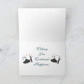 Het moderne Elegante Huwelijk van de Bruidegom van Kaart (Binnen)