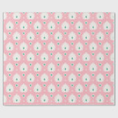 Het moderne elegante patroon van pastelkleur roze cadeaupapier (Vlak)