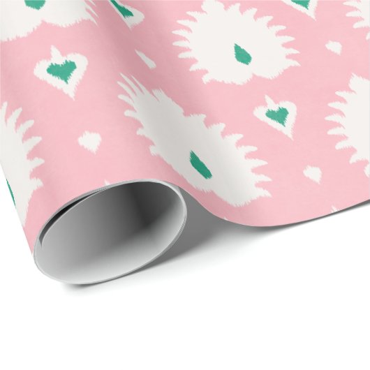 Het moderne elegante patroon van pastelkleur roze cadeaupapier (Rol Hoek)