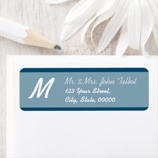 Het moderne Etiket van het Adres van de Terugkeer (Insitu)