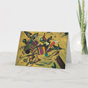 Het Moderne Expressionistische Kunstwerk Absract Kaart