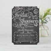 Het moderne Fancy Bord wervelt Vrijgezellenfeest Kaart (Staand voorkant)