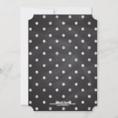 Het moderne Fancy Bord wervelt Vrijgezellenfeest Kaart (Achterkant)