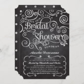 Het moderne Fancy Bord wervelt Vrijgezellenfeest Kaart (Voorkant / Achterkant)