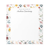 Het moderne flessenpatroon van de klauw van het bu notitieblok (Voorkant)