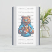 Het moderne Football Kaart (Staand voorkant)