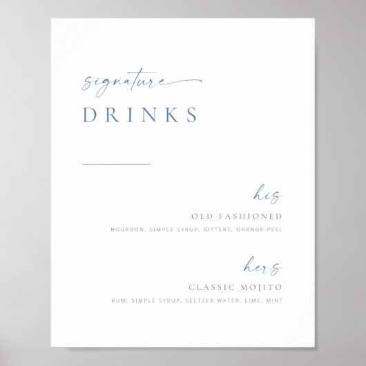 Het Moderne Geheime teken van de Drink van de Onde Poster (Voorkant)