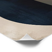 Het moderne geometrische Abstracte canvas - Mid-Ce Perfect Poster (Hoek)