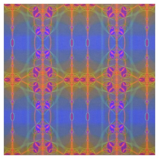 Het moderne geometrische Abstracte fractale patroo Stof (Swatch)