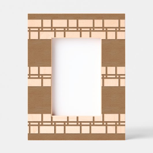 Het moderne geometrische Afbeelding Gegraveerde Lijstjes (Voorkant)