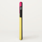 Het moderne Geometrische Dwars Fuchsiakleurig Case-Mate iPhone Case (Achterkant/links)