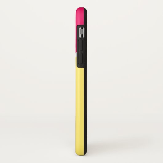 Het moderne Geometrische Dwars Fuchsiakleurig Case-Mate iPhone Case (Achterkant/links)