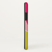 Het moderne Geometrische Dwars Fuchsiakleurig Case-Mate iPhone Case (Achterkant / rechts)