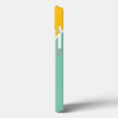 Het moderne Geometrische Dwars Tropische Hoesje (Achterkant / Links)