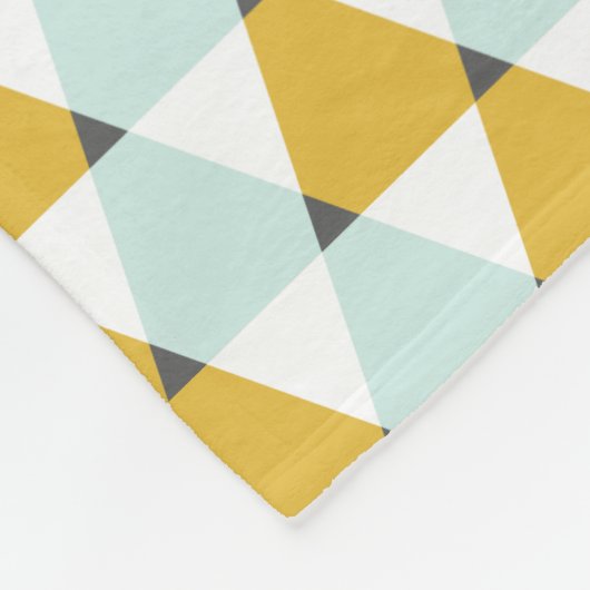 Het moderne Geometrische Patroon van de Driehoeken Fleece Deken (Hoek)