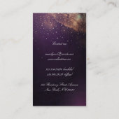 Het Moderne Goud en de Pruim van de Sterrennacht Visitekaartje (Achterkant)