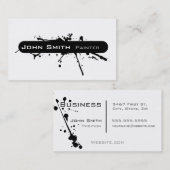 Het moderne Grafische Ontwerp Nr 1 van de Verf Visitekaartje (Voorkant / Achterkant)