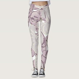 Het moderne griezelpatroon van de waterverf in Cut Leggings