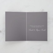 Het moderne Grijze Huwelijk van de Werveling dankt Bedankkaart (Binnen)