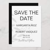 Het moderne Grijze Manuscript van de Tak sparen de Kaart (Voorkant / Achterkant)