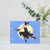 Het moderne heks Briefkaart (Staand voorkant)