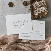 Het moderne Horizontale Manuscript sparen het Brie Uitnodiging Briefkaart