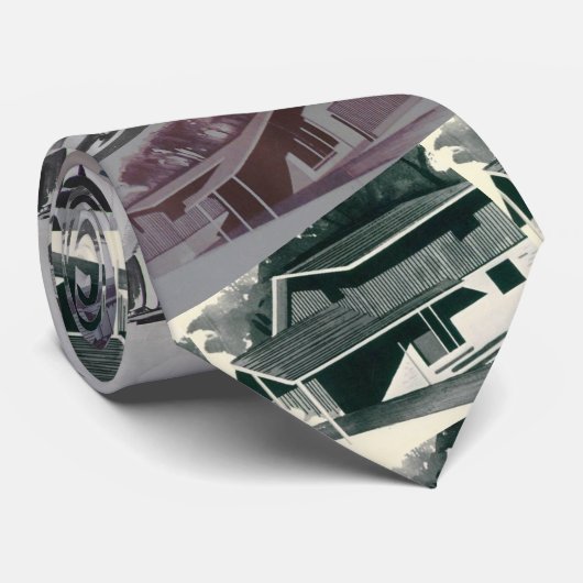 Het Moderne Huis van het Midden van de eeuw van de Stropdas (Opgerold)