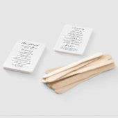 Het moderne huwelijksprogramma van Sydney Handwaaier (Niet-gemonteerd)