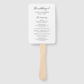 Het moderne huwelijksprogramma van Sydney Handwaaier (Voorkant)