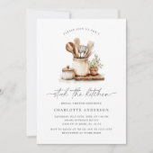 Het moderne keuken Vrijgezellenfeest Kaart (Voorkant)