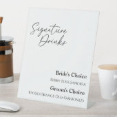 Het moderne Klassieke Trekteken van de Handtekenin Reclamebord Met Voetstuk (Insitu)