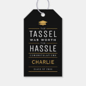Het moderne kwastje was het Afstuderen waard Cadeaulabel (Voorkant)