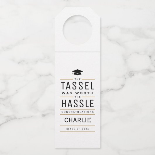 Het moderne kwastje was het Afstuderen waard Flessenhanger (Voorkant)