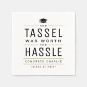 Het moderne kwastje was het Afstuderen waard Servet (Voorkant)