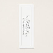 Het moderne Label van de bedrijfsvertoning Verpakk Mini Visitekaartjes (Voorkant)