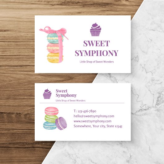 Het moderne Lavender Sweet Symphony Visitekaartje